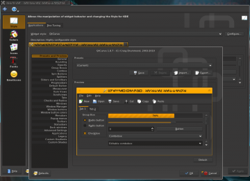 QtCurve settings dialog